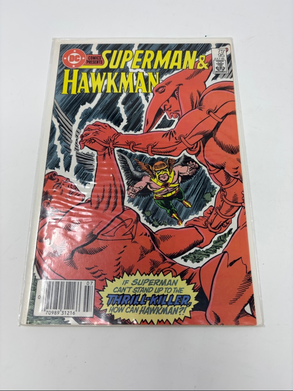 DC Comics Superman & Hawkman Comic book - Red, Yellow, Green